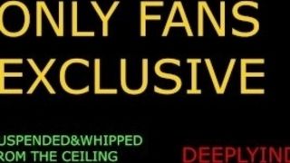 Hung FROM THE CEILING AND WHIPPED AND whipped rock-hard (AUDIOROLEPLAY)DIRTY dad demolishes YOU