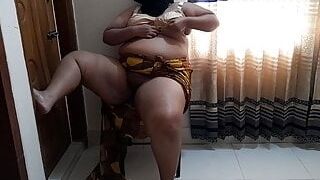 "Rajasthani Priya Aunty wants to harsh romped by a dude - cougar mischievous Indian Aunty romped & enormous spunk inwards pussy"