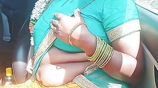 Telugu filthy chats van orgy, telugu saree aunty romantic orgy with STRANGER part 1