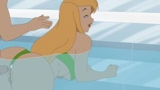'Milftoon Drama - ep.1 - bum pulverize IN THE POOL'