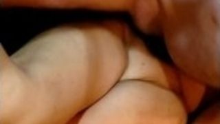 Wife's tinder rendezvous heads deep in her puss, while movie!!