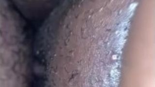 Yam-sized black letâ€™s me plow her cock-squeezing raw cunt