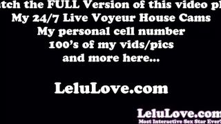 'Lelu Love's Top 5 flicks of 2020, jizzing in at #5 is a macro shot point of view insemination internal cumshot video'