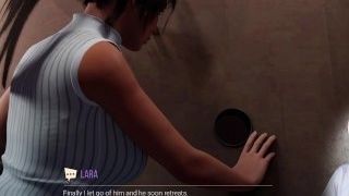 CROFT Adventures - (ep 4) Lara making big black cock jism