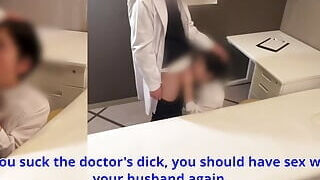 #118 uckold hubby, I'm Sorry - Nurse's wifey Is taught to muddy converse by physician in polyclinic