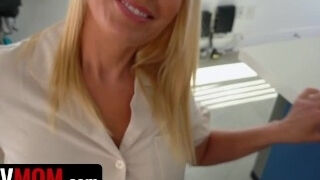 'PervMom - super-hot light-haired step-mom prizes sonnie With cougar Pussy'