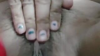 Indian desi gal self finger-banging in humid vagina crimson thong viral flick self recorded what's-up call viral flick