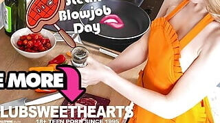 Finest Steak & oral job Day Ever! By ClubSweethearts
