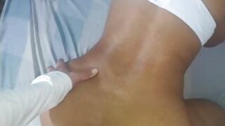 Rear end buttfuck bang-out with a youthfull Colombian gal with a fat arse