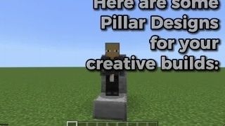 Minecraft pole Ideas!