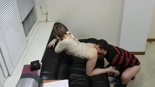 Covert intercourse In The Office With Married assistant