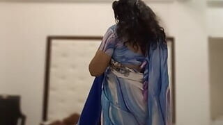 Bhabi ko super-sexy saree main choda