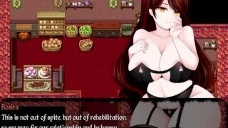 Mistress Game E48 - eating the sweat inbetween Rosita's boobies