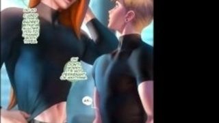 Kim Possible - Kim's fresh assets interchanging gadget - she gives she-creature her XXL manmeat.