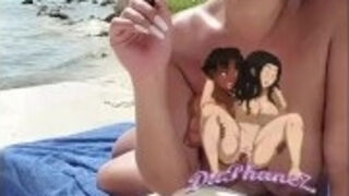 Wondrous  whore Gets boned On naked Beach