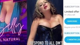 Ginormous baps on blond cougar - SallyDDDS OnlyFans Leaked
