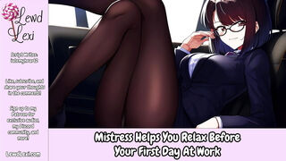 Domme Helps You loosen Before very first Day At Work - softcore Audio For boys