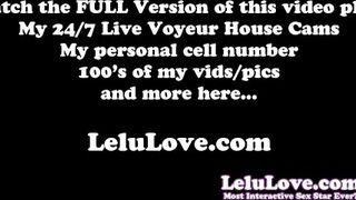 'I jism SO rock-hard from vibe raw spot in my undies & finger-banging & female dom virtual pussy-smothering - Lelu Love'