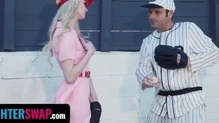 'Hot nubiles Cecelia Taylor, Mazy Myers Get crazy With Step Dads After Baseball Lesson - DaughterSwap'