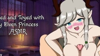 Taunted and played with by a luxurious Elven queen ASMR