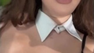MAID unwraps HER hooter-sling