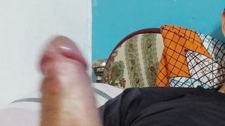 Mexican teen dude jacking HIS prick