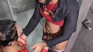 Indian duo On Honeymoon Having fuckfest super-hot youthful wifey providing oral pleasure