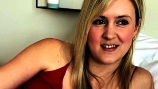 Huge-titted light-haired mature solo onanism for cam