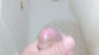 Giant cum-shot in the douche