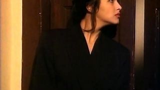 Antique old-school French porno with naturally big-titted &