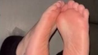 Super-hot wifey ginormous feet make me ultra-kinky