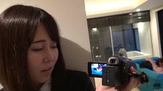 Chinese nymph worker filming JAV directors filming their own vids