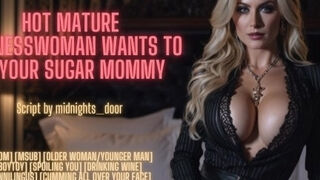 'Hot Mature Businesswoman Wants To Be Your Sugar mummy ? ASMR Audio Roleplay'