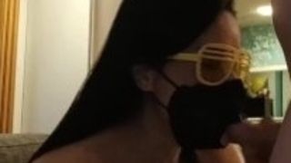 Thai mother with meaty tits deep-throating youthfull Finnish beef whistle. OnlyFans @thaimother