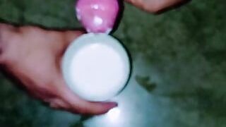 Indian guy milk make more teste mastrubation